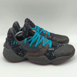 Adidas Shoes Mens Size 10.5 Black Multicolor Harden Vol. 4 Basketball Purple